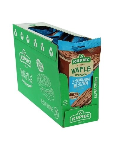 Kupiec rýžové oplatky s mléčnou čokoládou 12 x 60 g