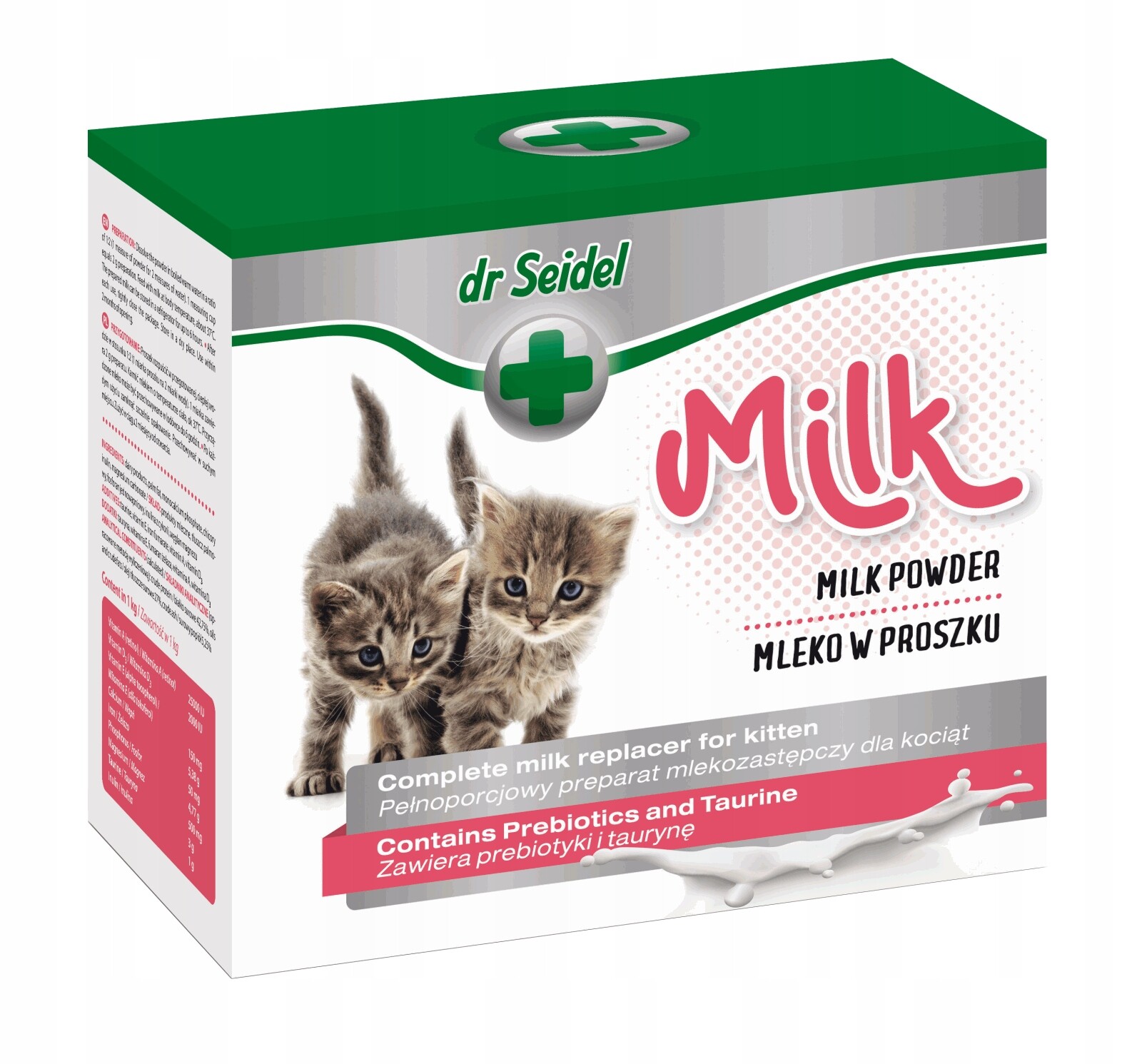 Mléčné náhražky pro kočky Dr Seidel prášek 200 g