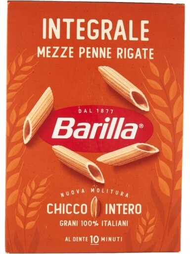 7x Těstoviny Mezze Penne Rigate Integrale 500 g Barilla