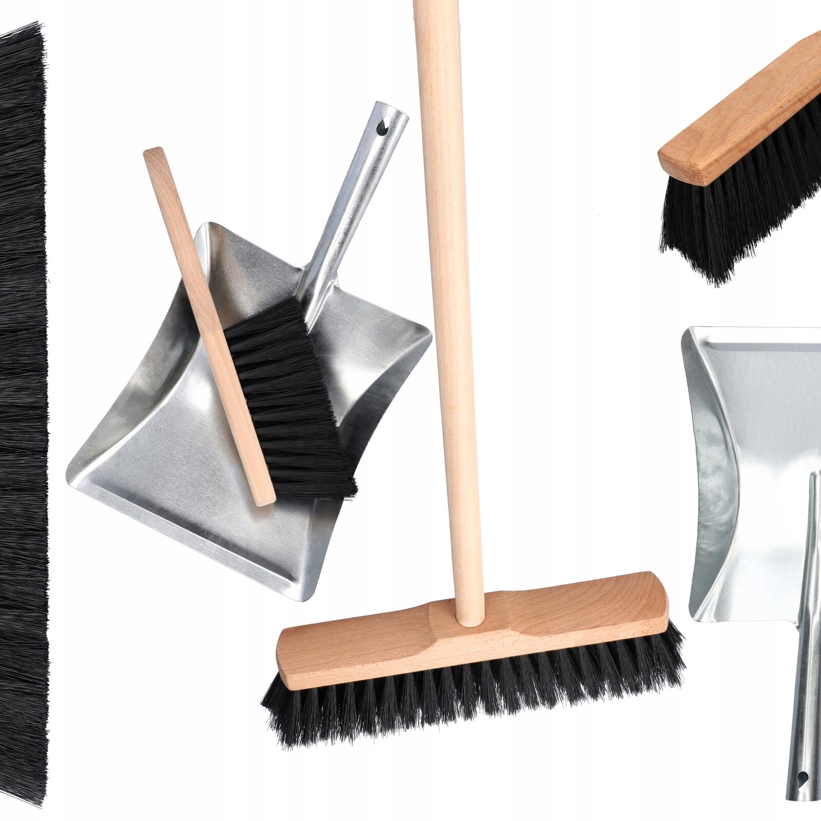 Velká Sada Na Zametání Lopatka Smetáček Tyč Sada Na Uklízení