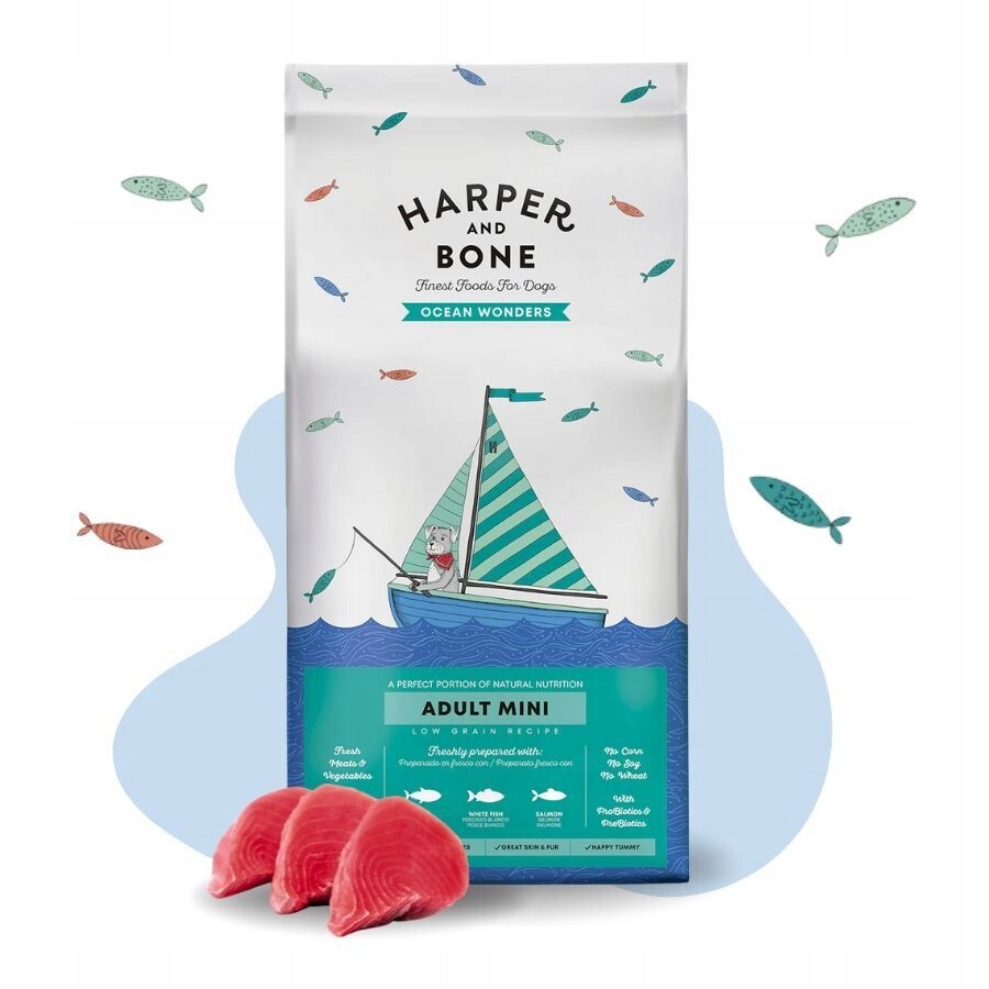 Harper & Bone Mini krmivo pro psy malých plemen Čerstvé Maso Zelenina Ovoce 10 kg