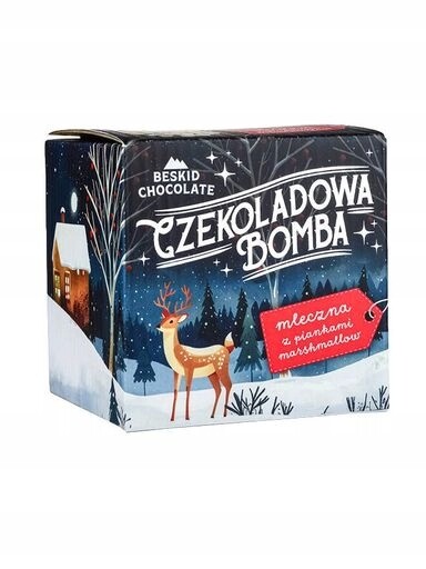 2x Beskid Chocolate Vánoce Mléčná Bomba S Pěnami 50 g