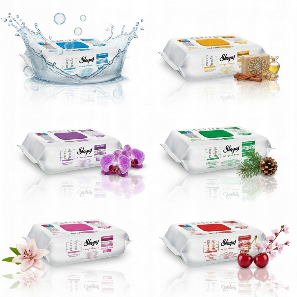 Sleepy Sada Úklidových Ubrousků 600 Ks