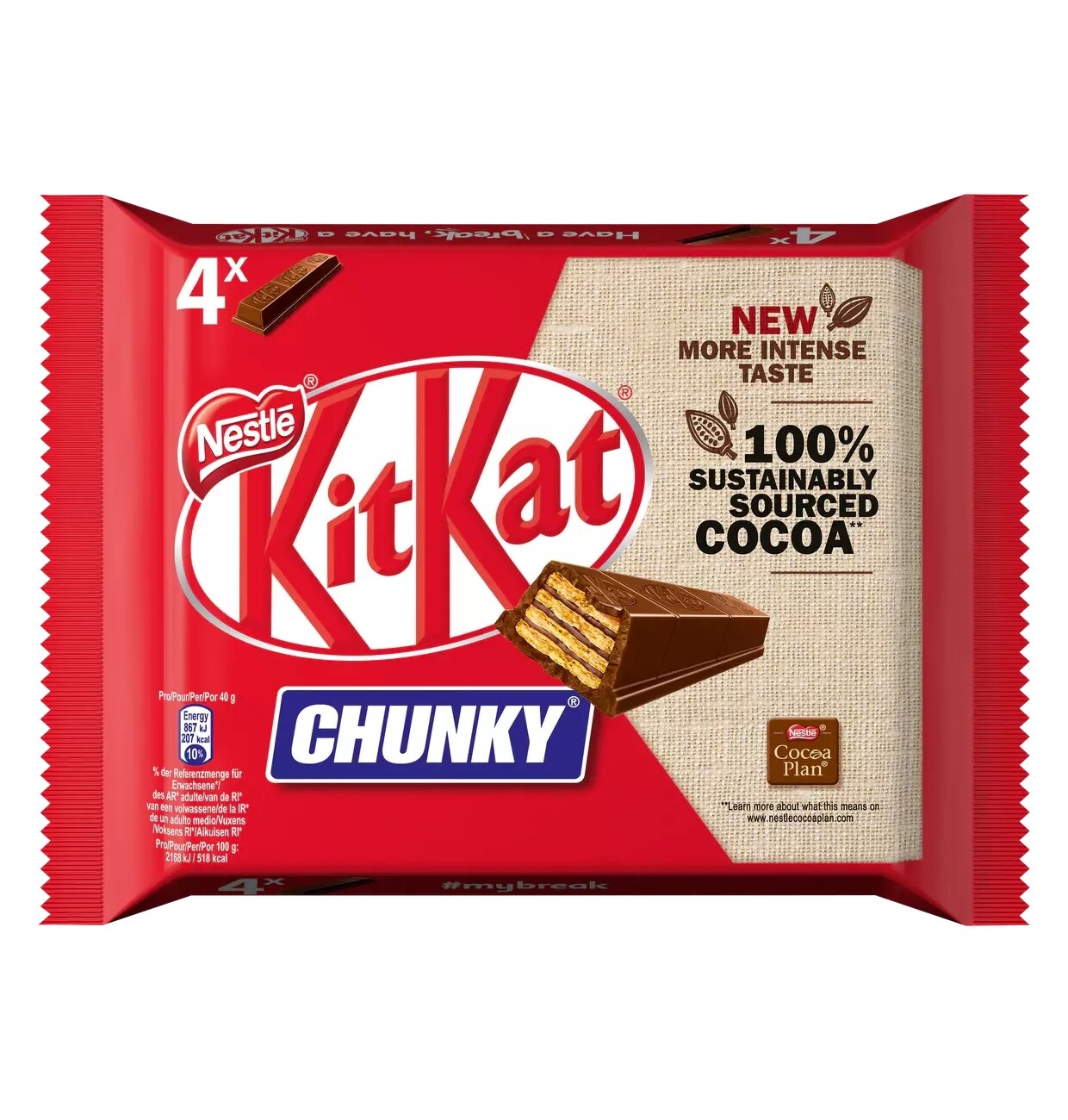 KitKat 3800020411957 čokoládová tyčinka Mléčná Čokoláda 40 g