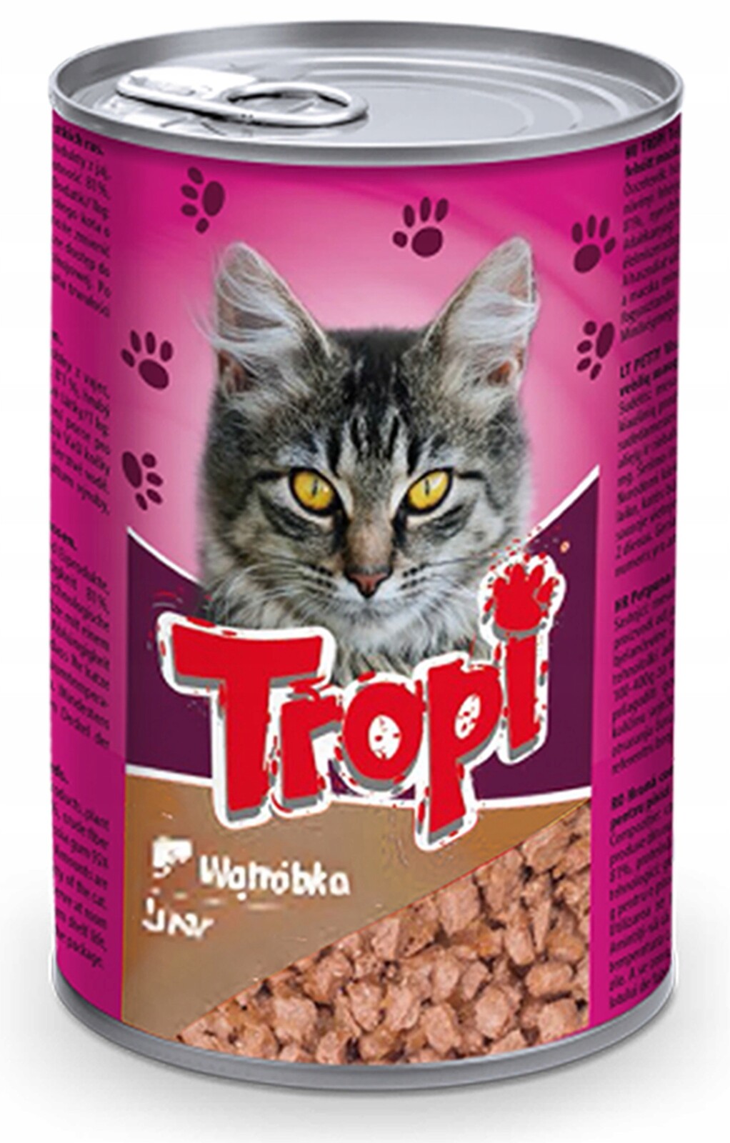 17 x Tropi 415 g s játry pro kočky