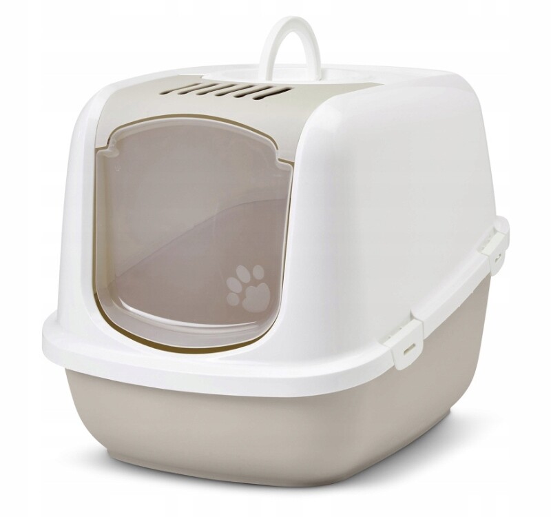Savic Jumbo Kočičí Toaleta kočičí toaleta velká krytá s filtrem maine coona béžová 58,5
