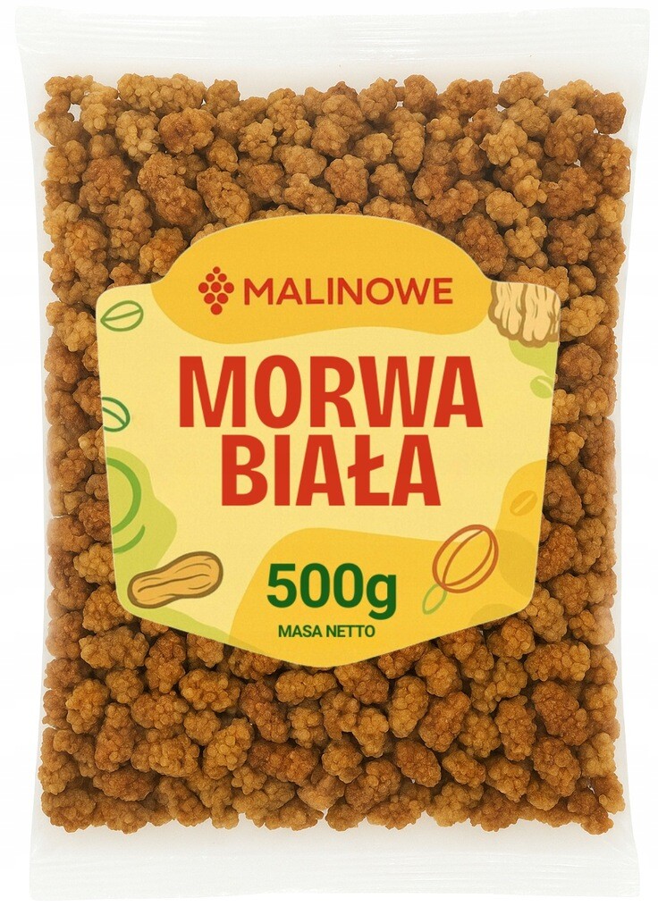 Moruše Bílá Sušená 500 g Bez Pecek Přírodní Vysoká Kvalita