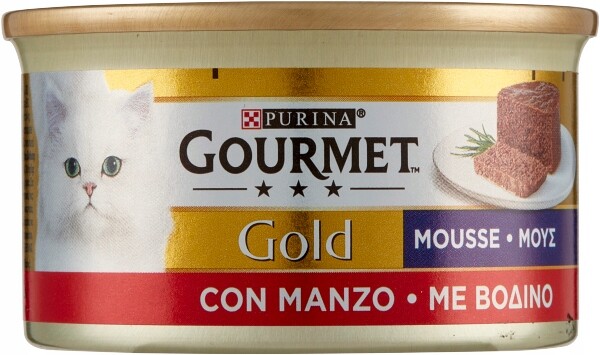 13X Gourmet Gold Krmivo Pro Kočky Manzo 85 g
