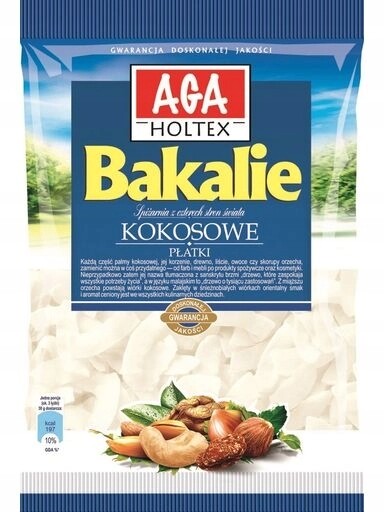 10 x Aga Holtex Kokosové vločky 50 g Bakalie