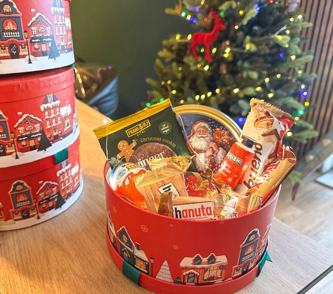 Vánoční sada Dárkový koš dárek k Vánocům Dárková sada