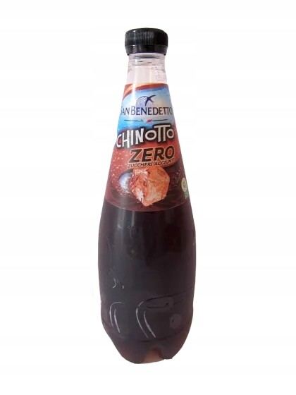 9xSan Benedetto Chinotto Zero 750 ml italský sycený nápoj hořký pomeranč