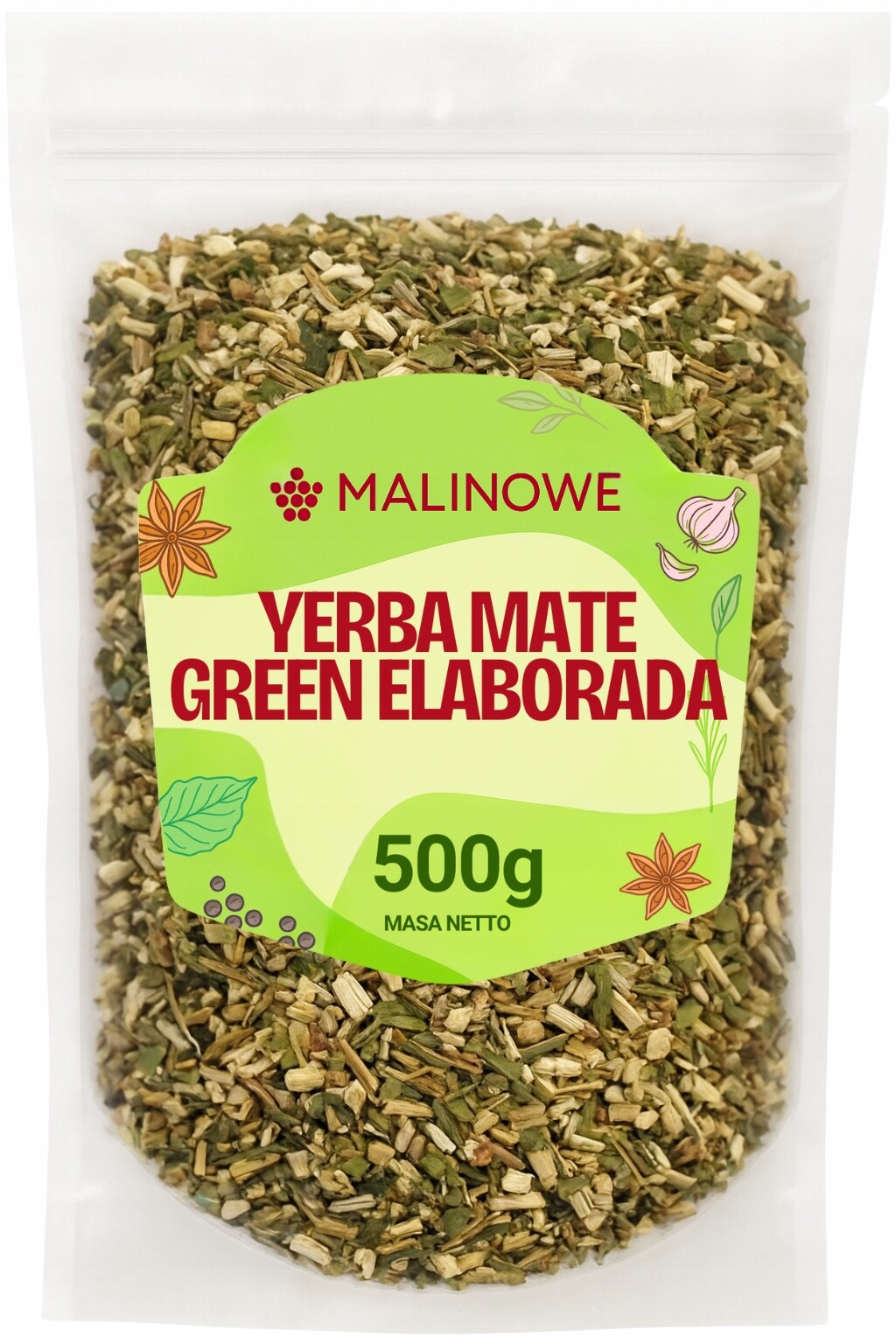 Yerba Mate Green Elabrorada 500g Přírodní