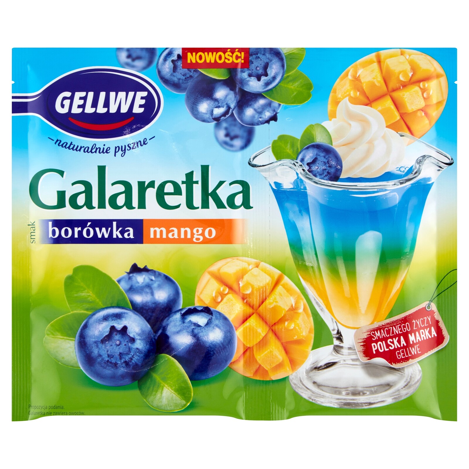 Gellwe Želé Duo Mango-borůvka 75 G