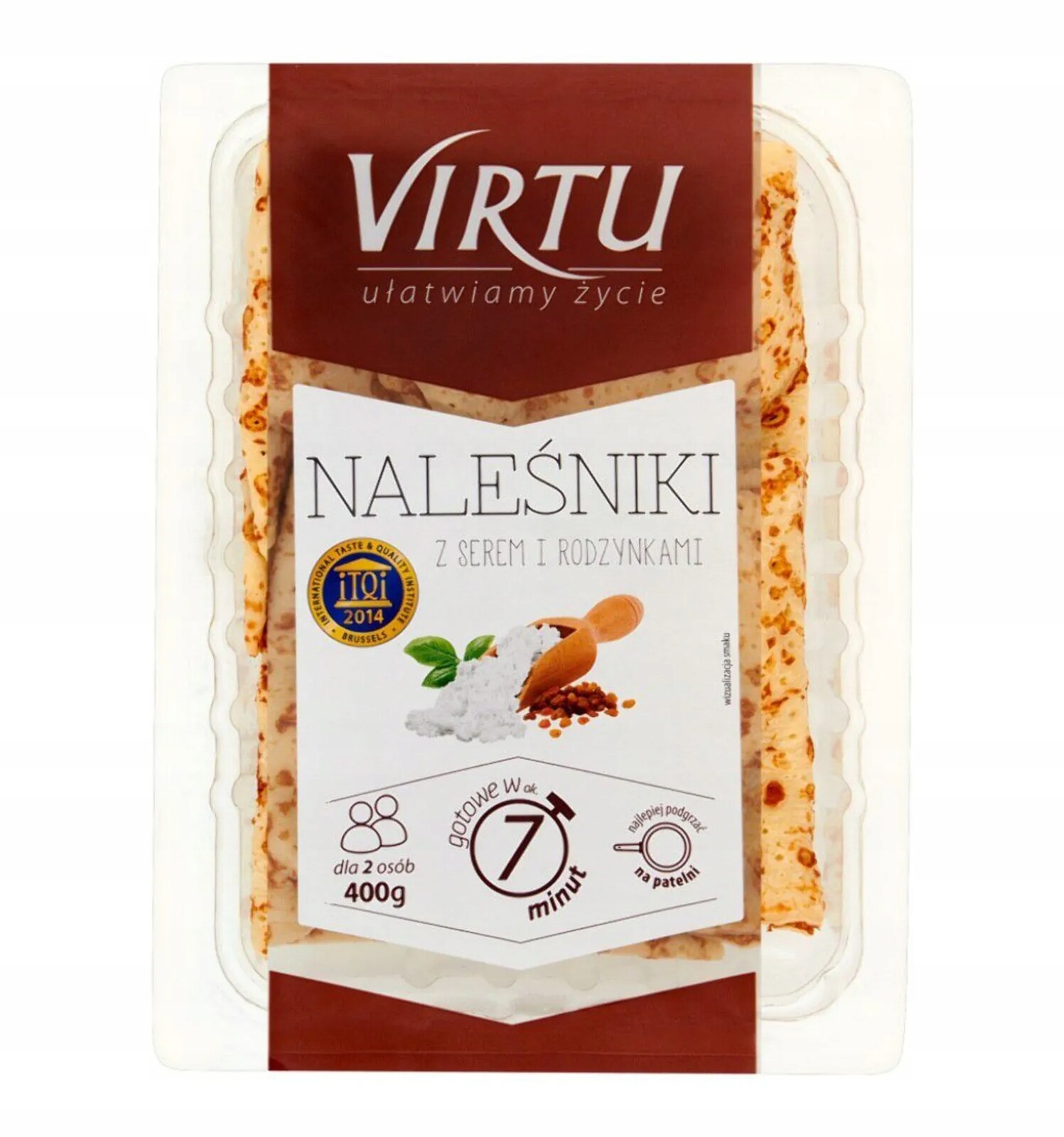 4 x Palačinky se sýrem a rozinkami Virtu 400 g