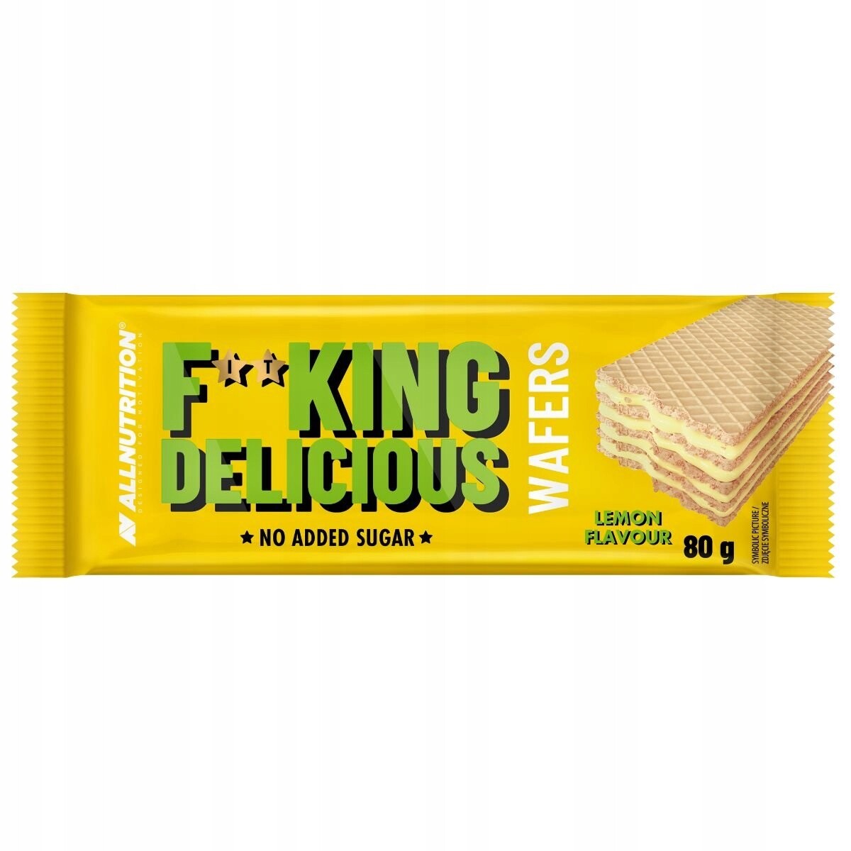 13x Fitking delicious wafer Fit Citronové Wafelky Bez Cukru 80 g