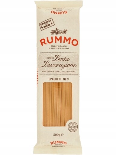 9X Těstoviny Spaghetti n. 3 500g Rummo