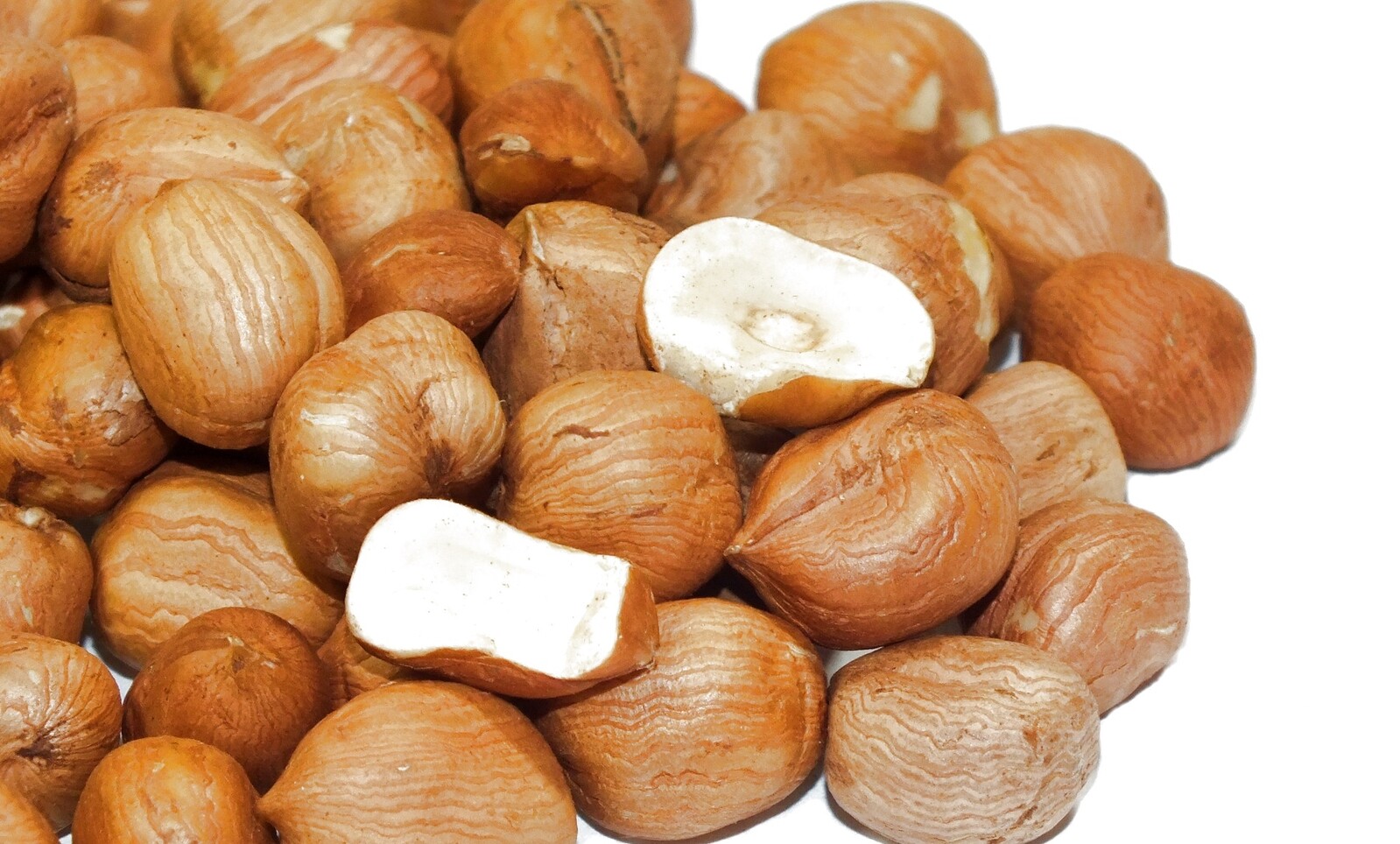 Lískové ořechy loupané 1 kg od Skworcu Velké Balení