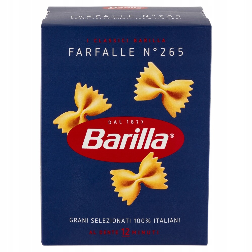 8 x Těstoviny Farfalle 265 500 g Barilla