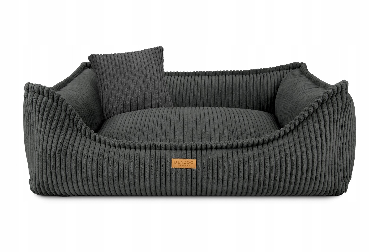 Ortopedické Pelíšek Denzoo Milano Tmavě šedé L 90x75 cm, pohovka potah