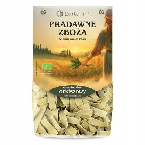 Těstoviny se špenátem, stuhou, pappardelle, Bio 250 g