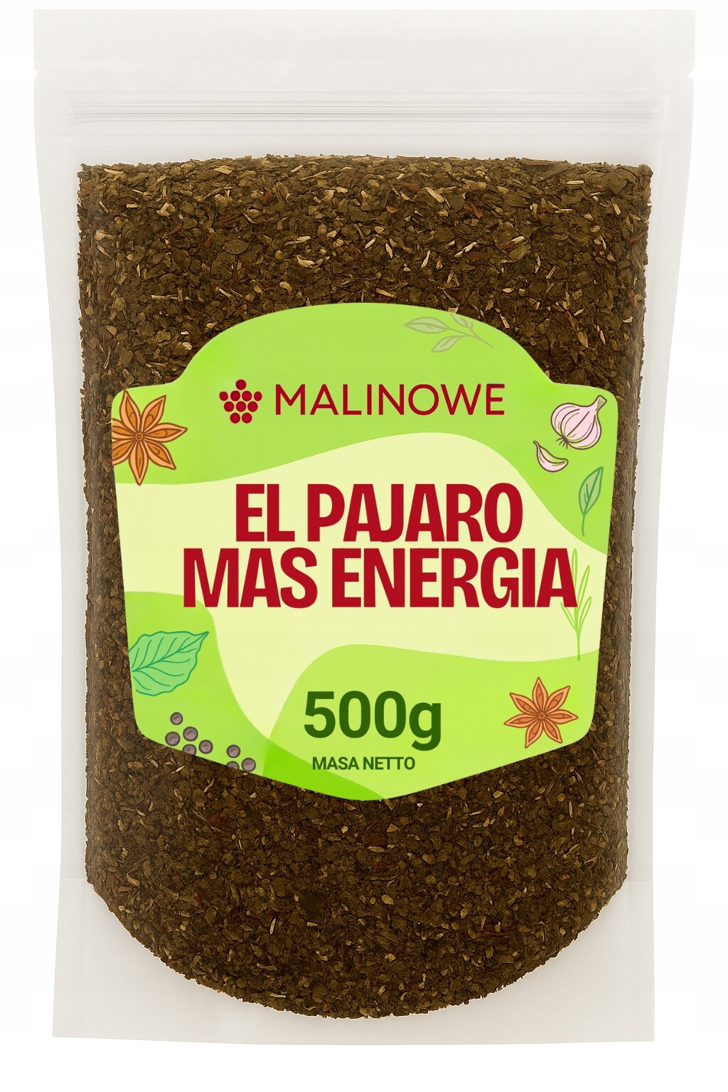 Yerba Mate El Pajaro Mas Energia 500 g