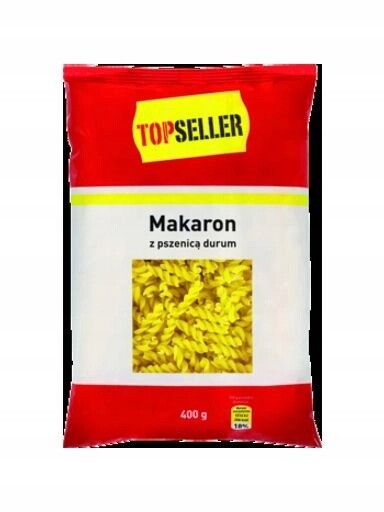17X Topseller Těstoviny fusilli s pšenicí durum 400 g