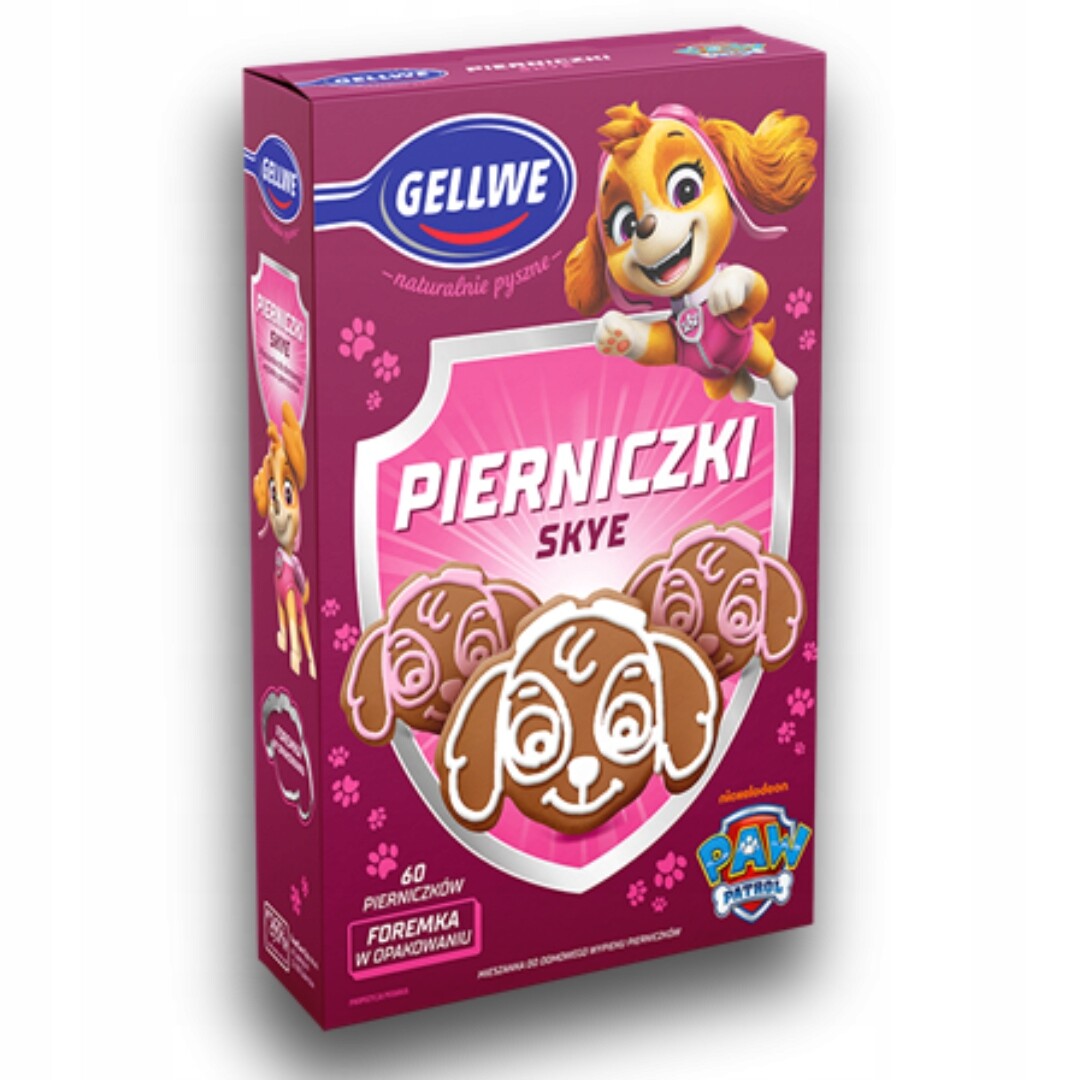 Gellwe Tlapková patrola Skye Gingerbread Cookies 350g