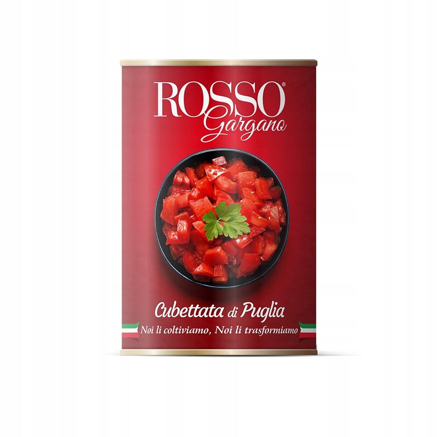 Rosso Gargano Rajčata kostka 400 g