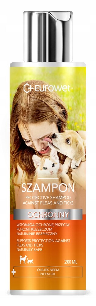Eurowet Šampon proti blechám a klíšťatům 200 Ml