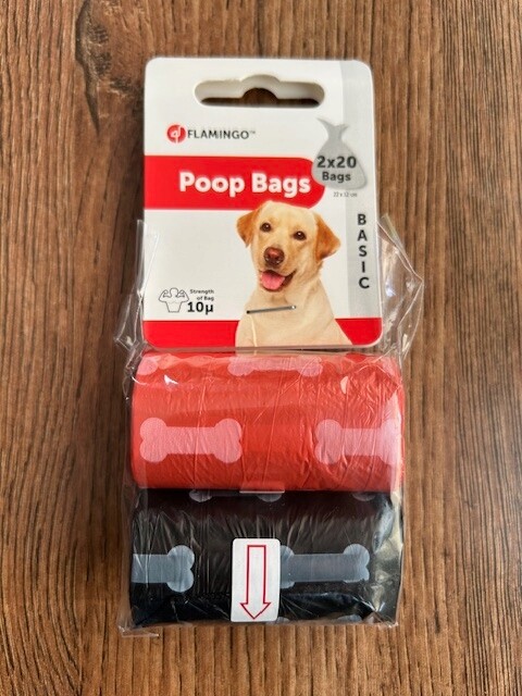 Sáčky na psí exkrementy Flamingo 2 ks