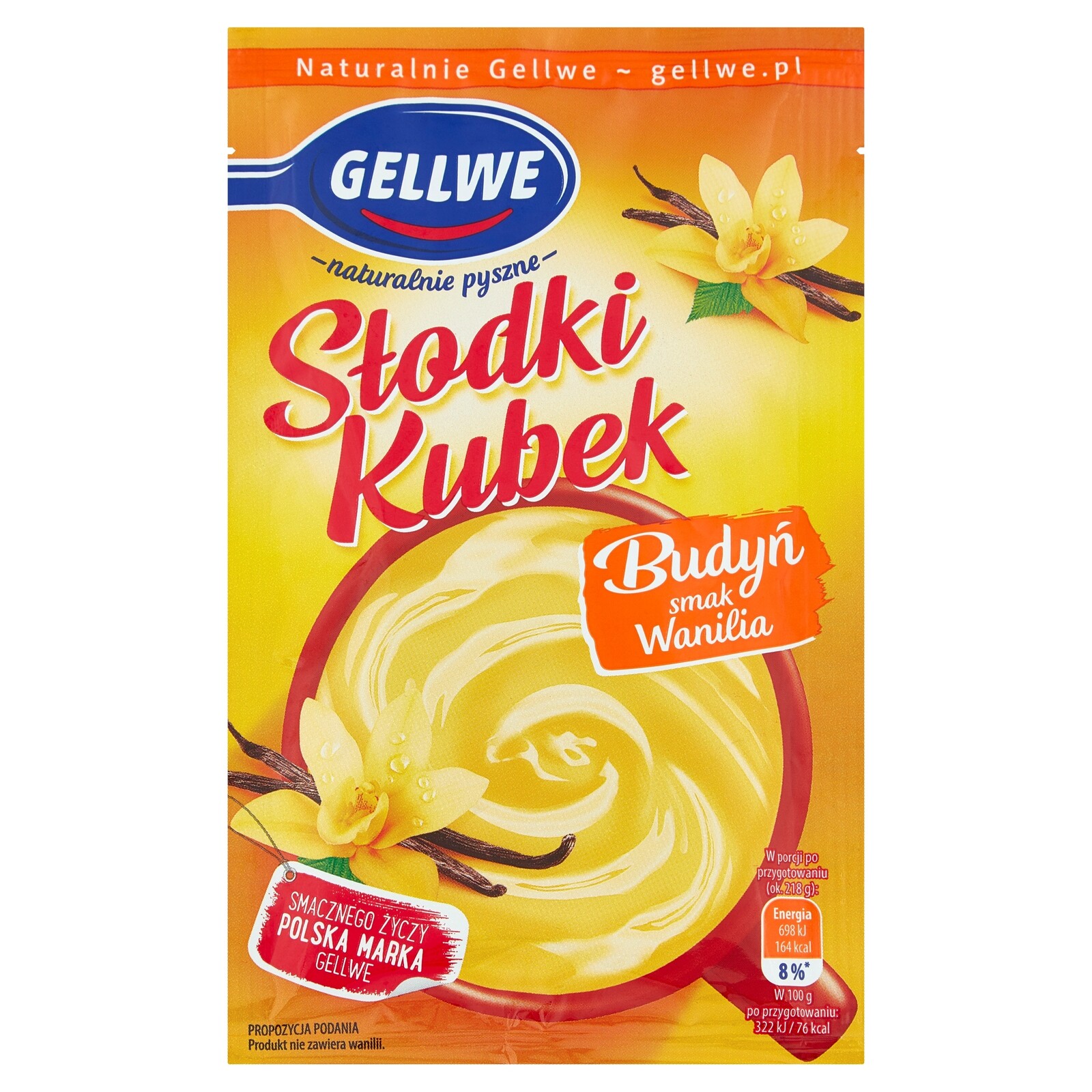 Gellwe Puding Vanilkový Pudink V Kelímku 43G