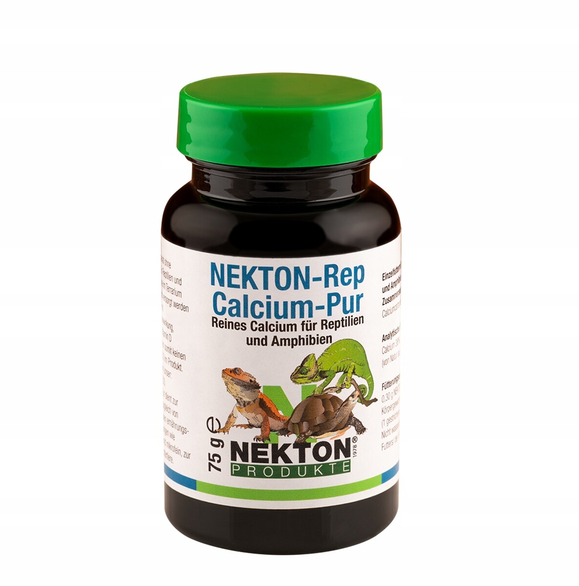 Nekton-rep- Calcium Pur 65 g – vápno pro plazy a obojživelníky