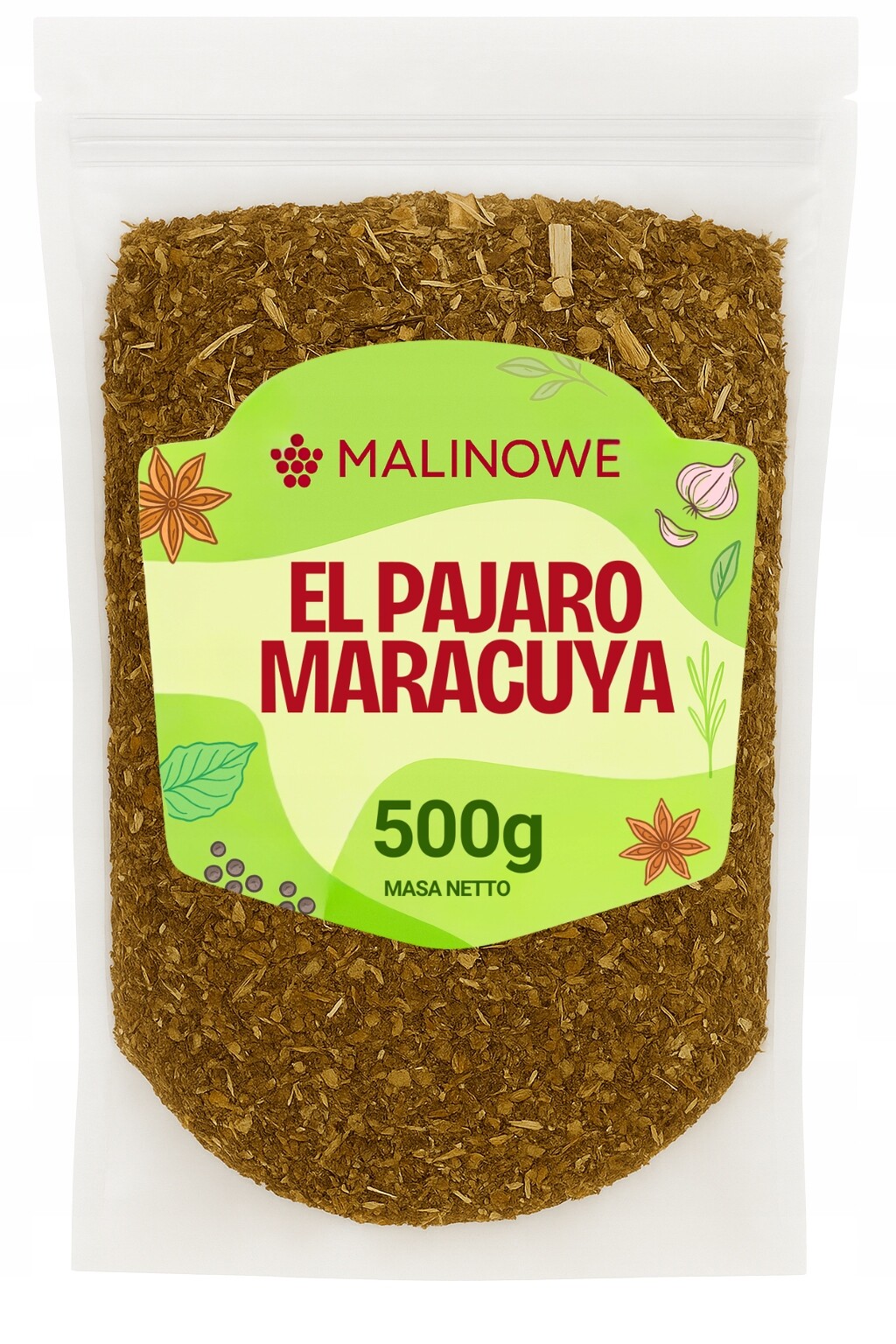 Yerba Mate El Pajaro Maracuya 500g Marakuja Tropical