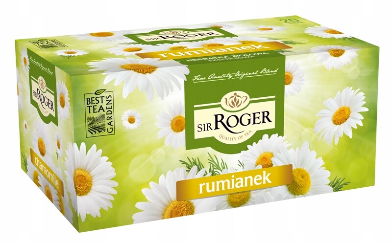 13 x Sir Roger Heřmánek Bylinný čaj 30 g (20 sáčků)