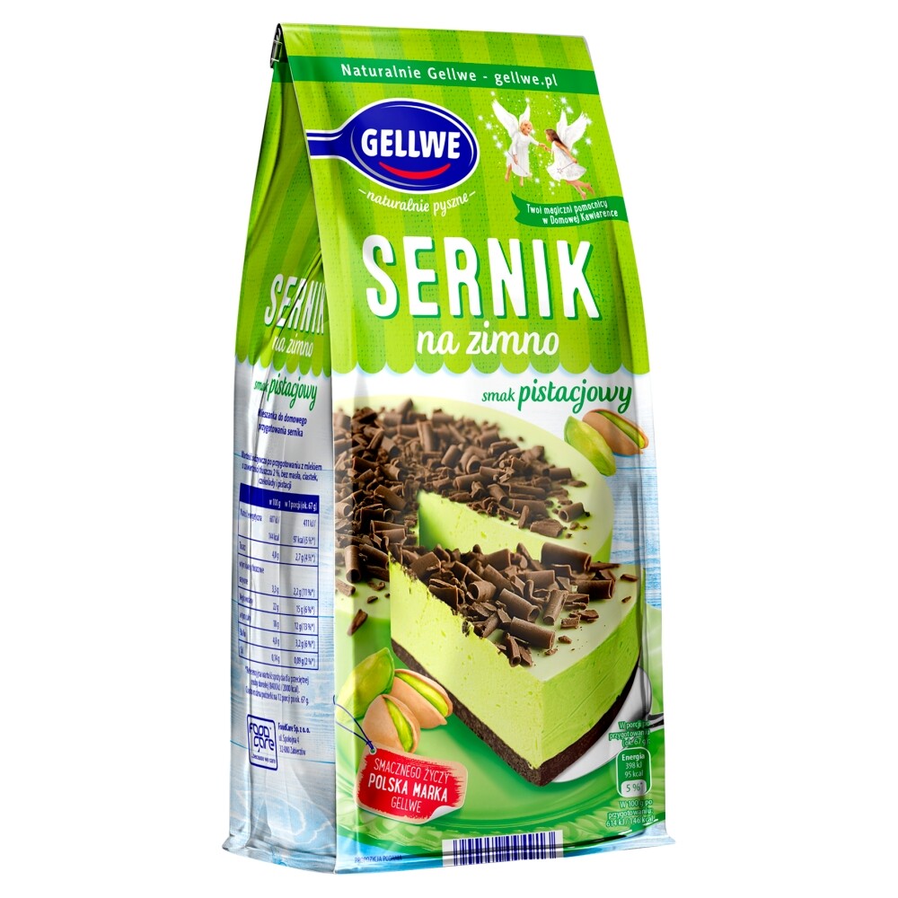 Gellwe Studený cheesecake s pistáciovou příchutí 193 g