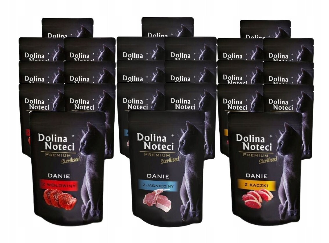 Mokré krmivo pro kočky Dolní poznámka Premium Danie MIX 24x85 g