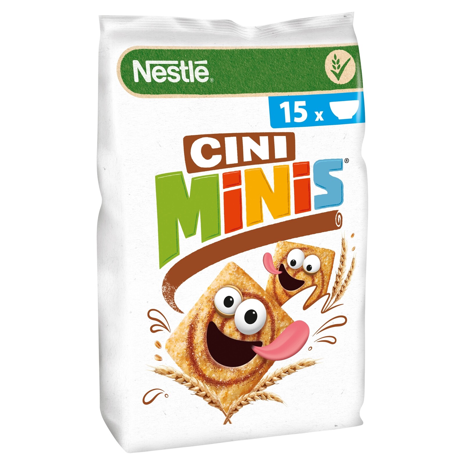 3X Nestlé Cini Minis Obilné čtverečky se skořicovou příchutí 450 g