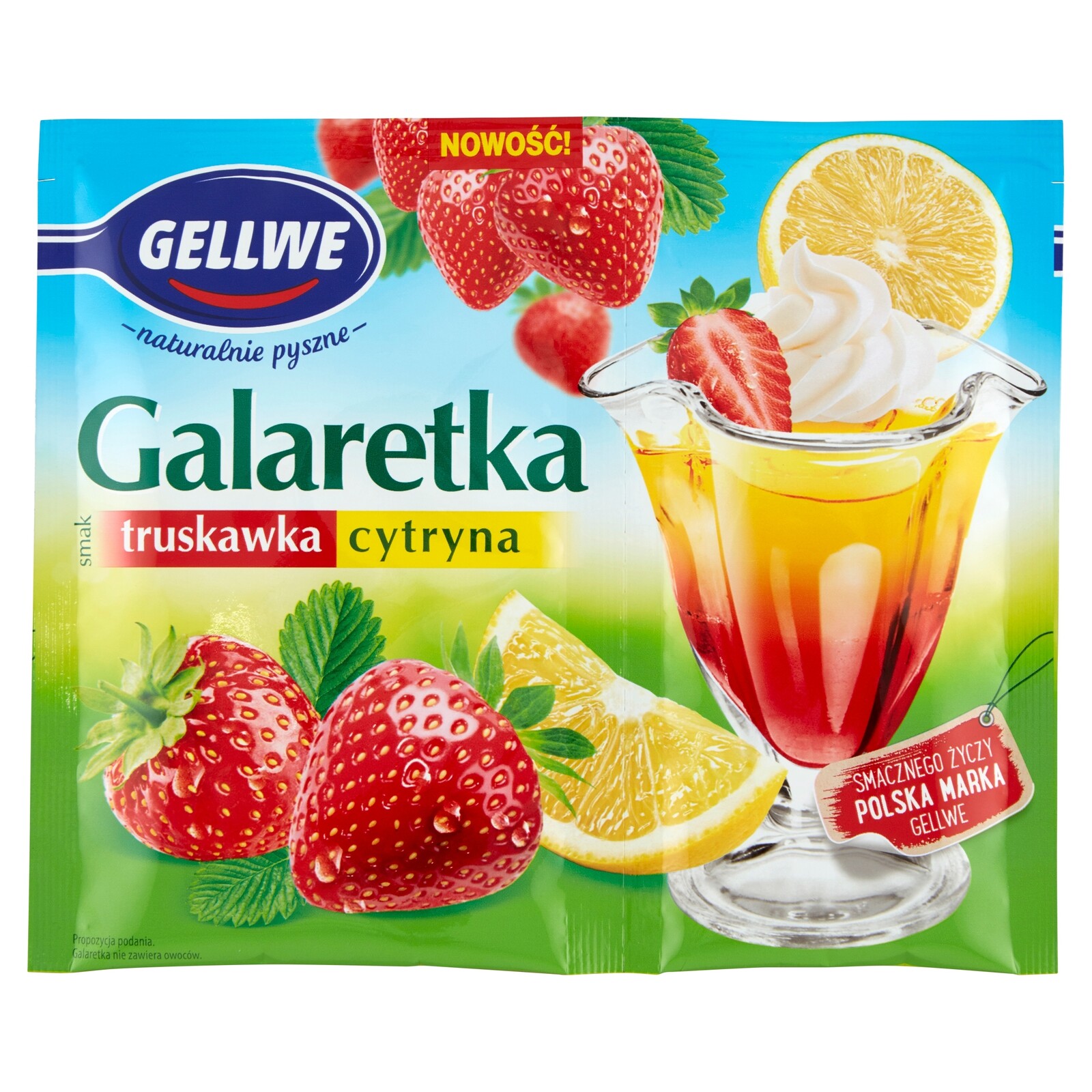 Gellwe Gellwe Želé Duo 75G Jahoda Citron