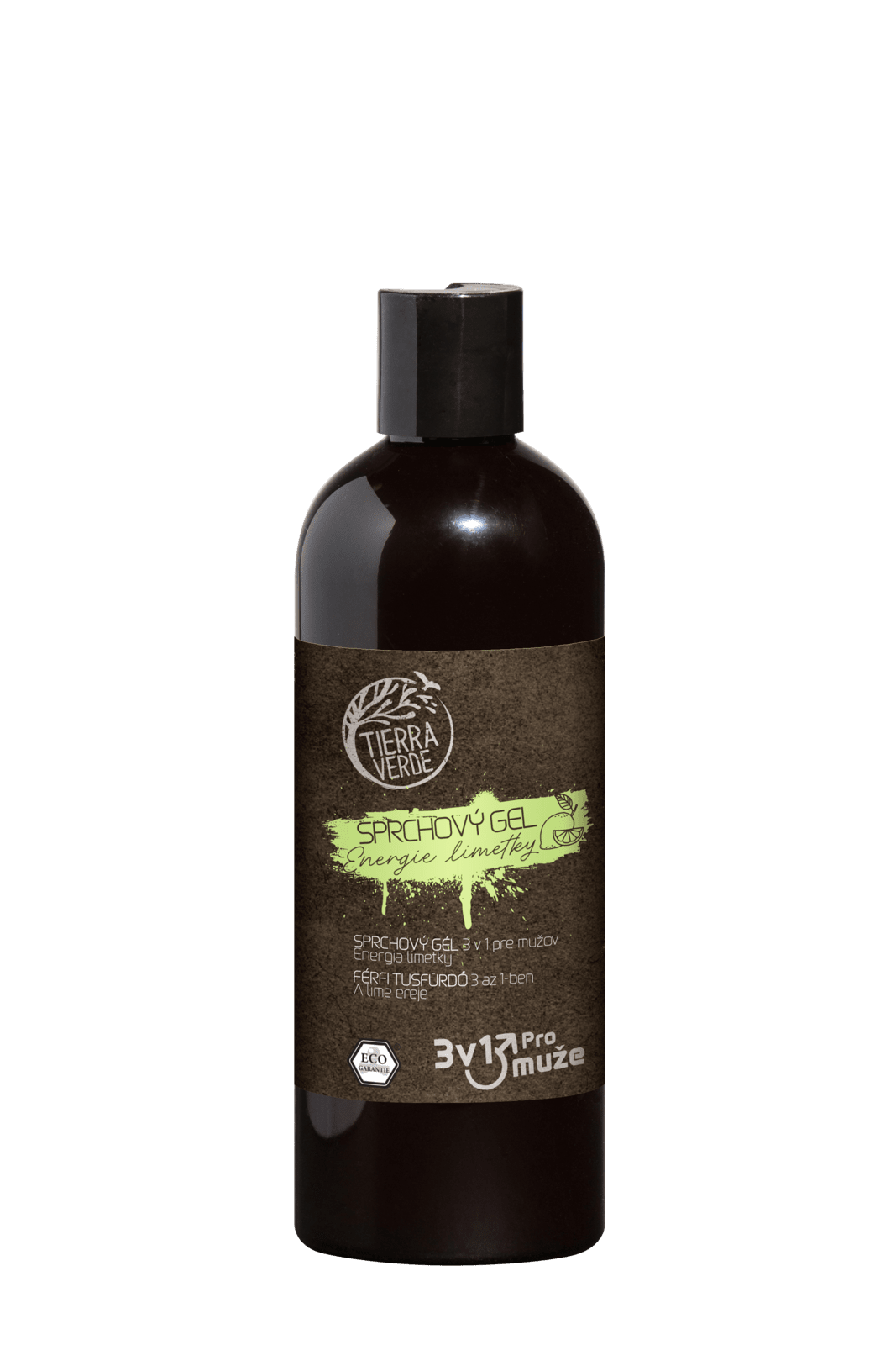 TIERRA VERDE Sprchový gel pro muže Energie limetky (lahev) 500 ml