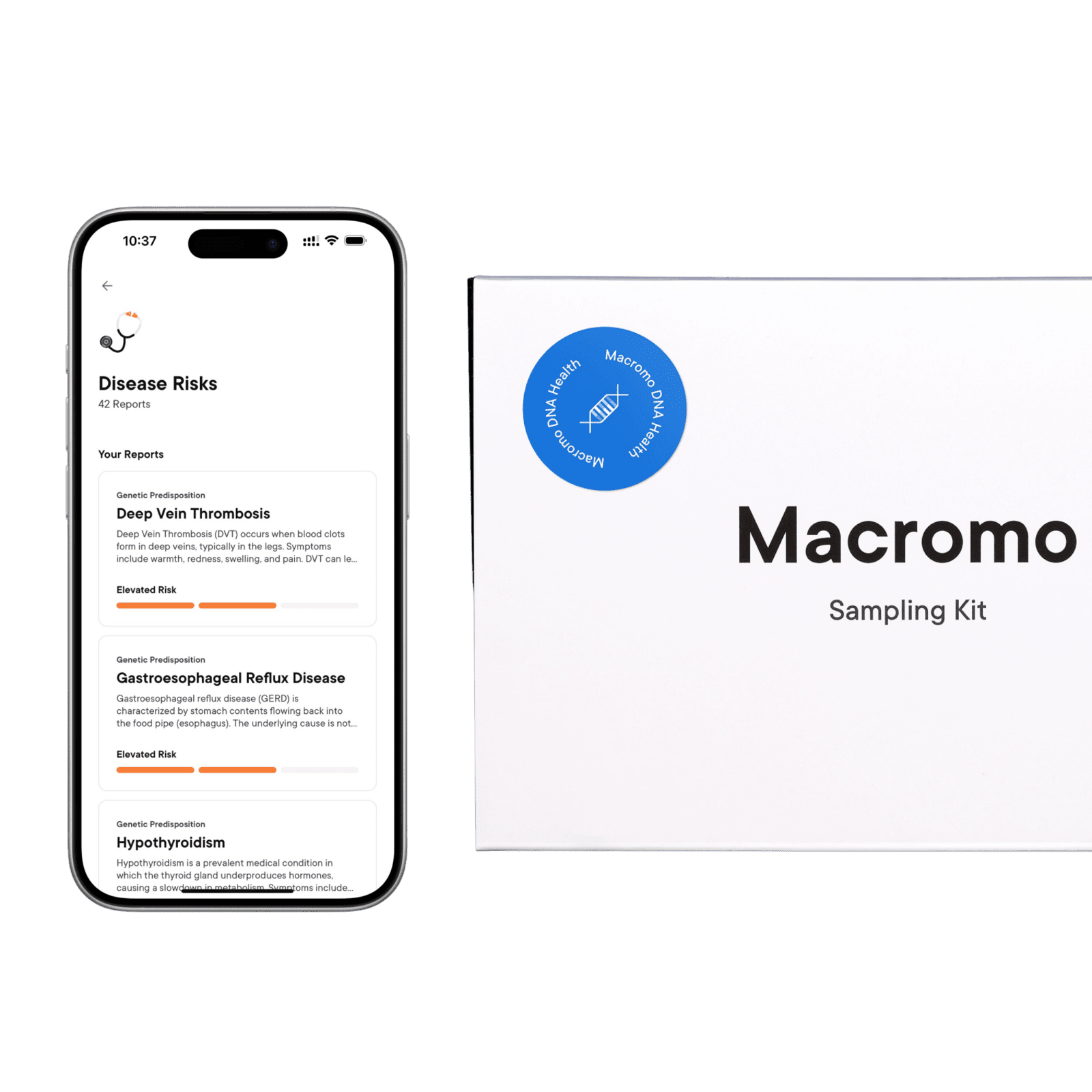 MACROMO DNA Health – genetický test pro zdraví 2 ks
