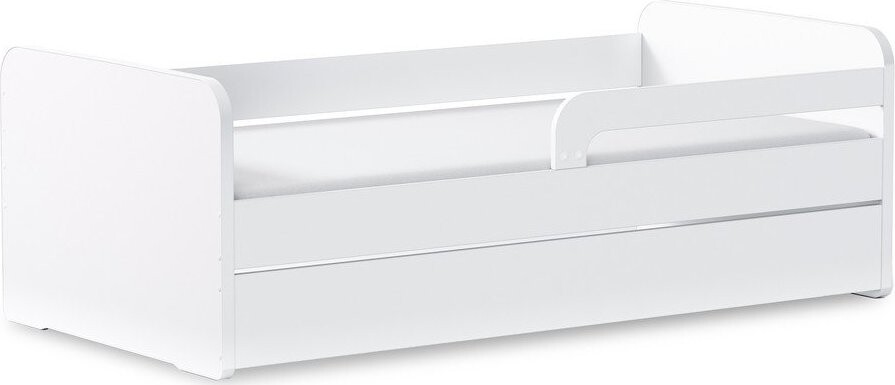 Bílá dětská postel s matrací/s roštem 80x160 cm Duuli – ELTAP