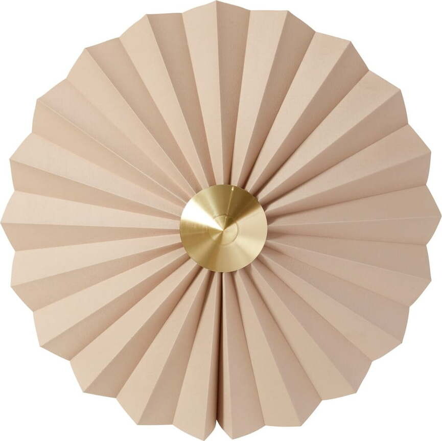 Béžové nástěnné svítidlo do zásuvky ø 48 cm Pliss – Hübsch