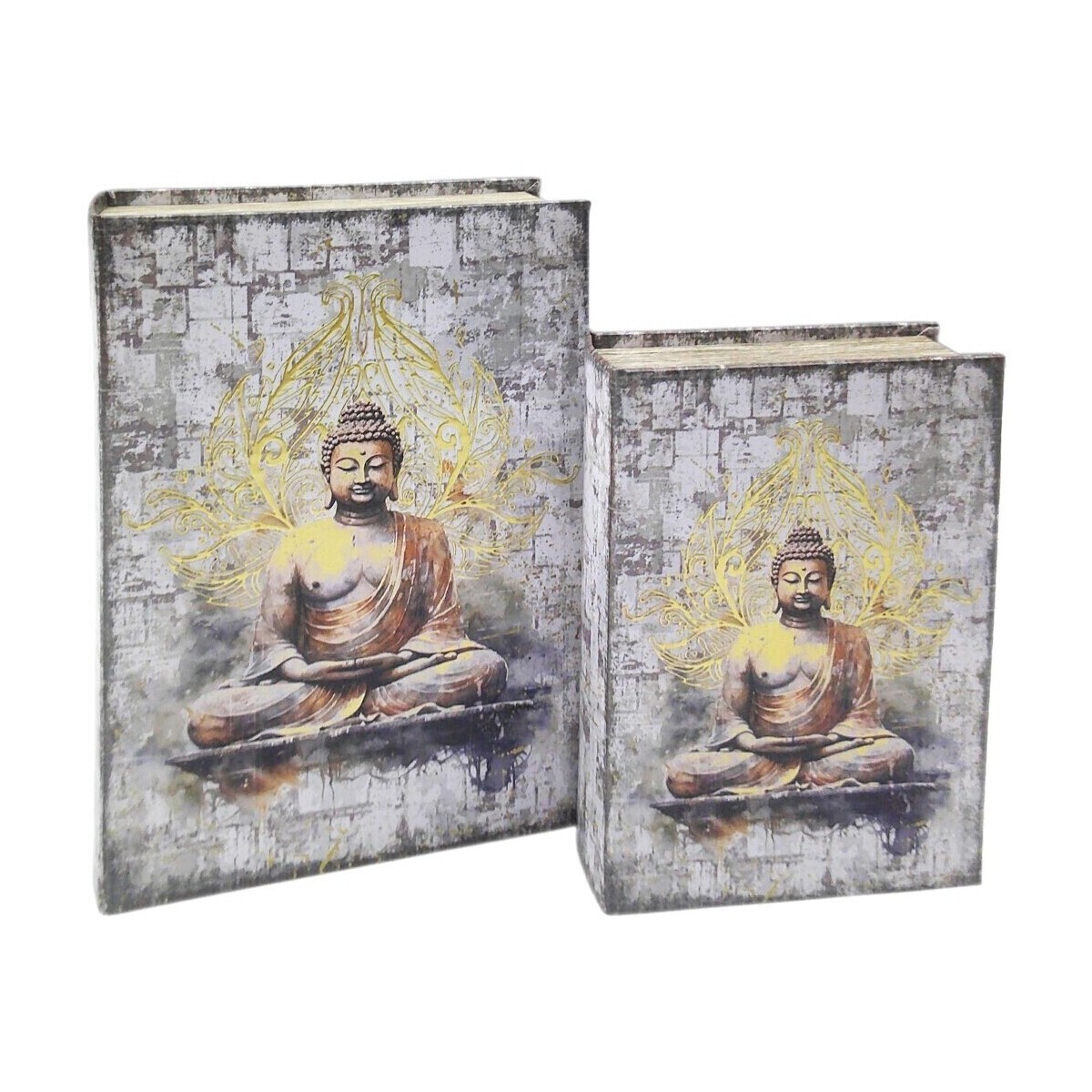 Signes Grimalt Buddha Book Box 2U Šedá
