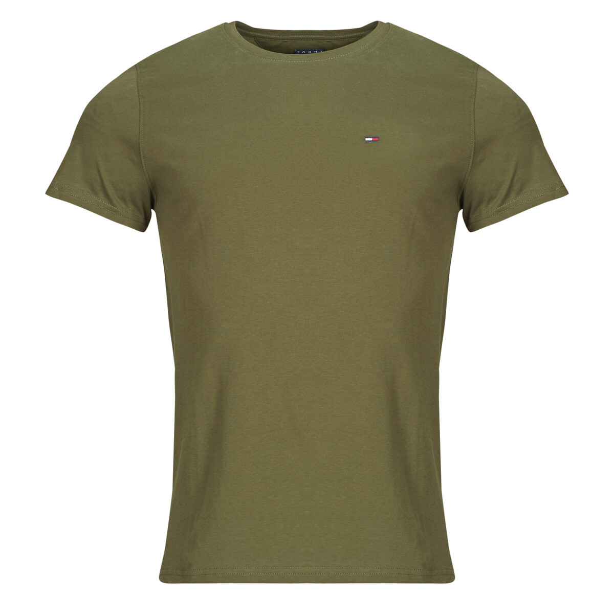 Tommy Jeans  TJM XSLIM JERSEY TEE EXT  Khaki