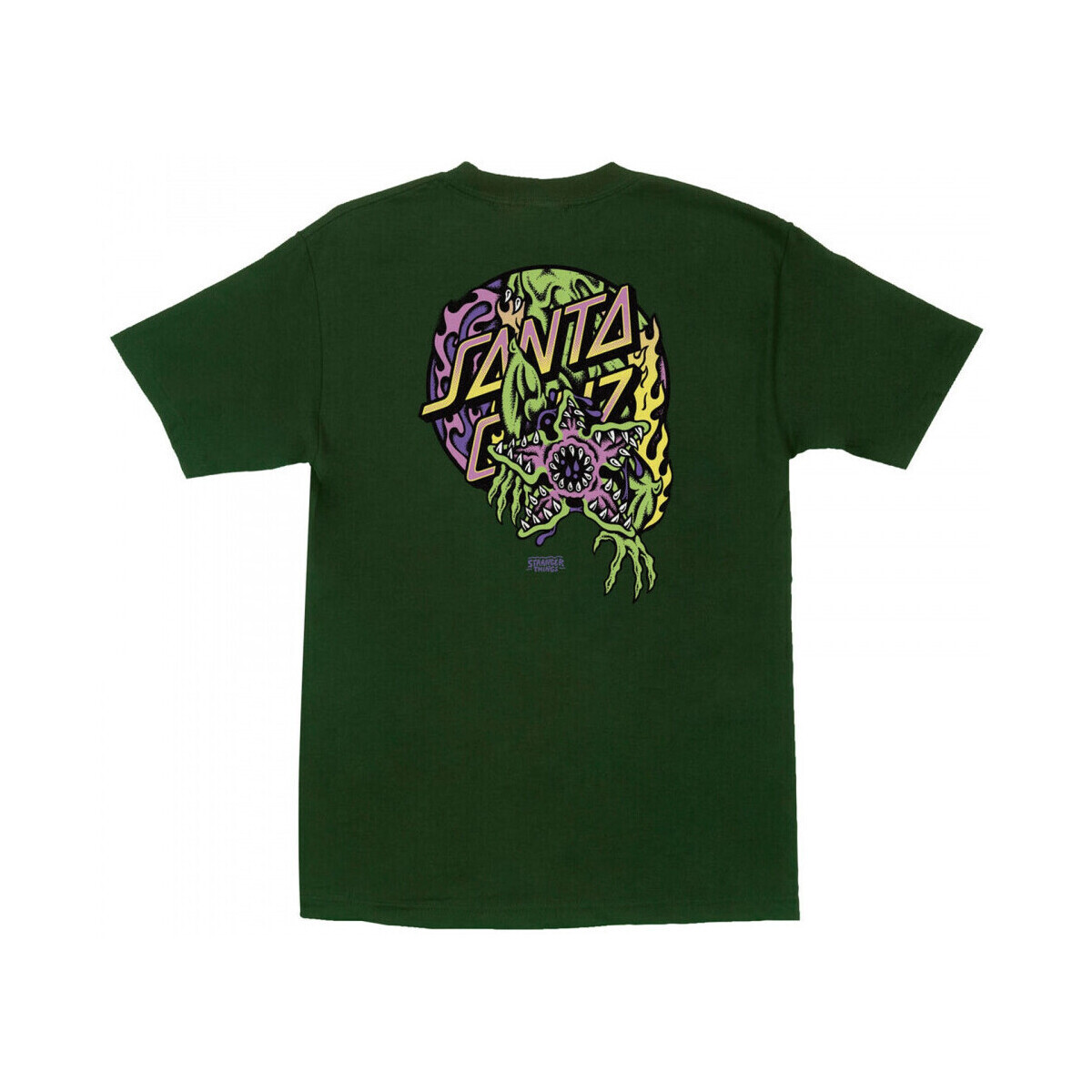 Santa Cruz  T-shirt st demogorgon dot ss  Zelená