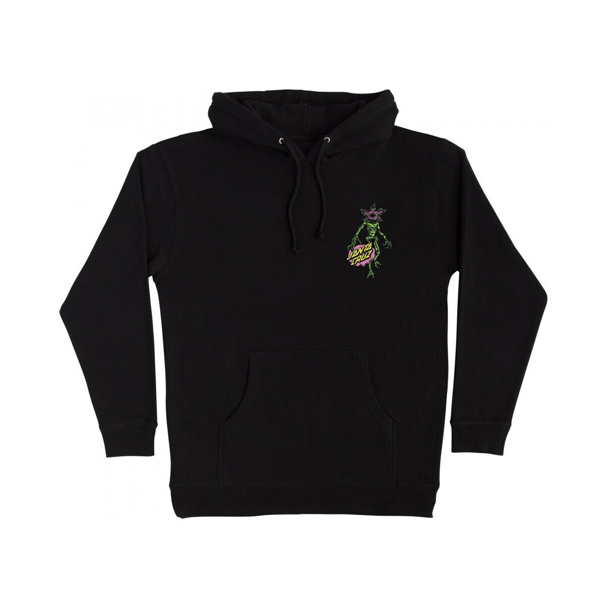 Santa Cruz  Sweat st demogorgon dot hood  Černá