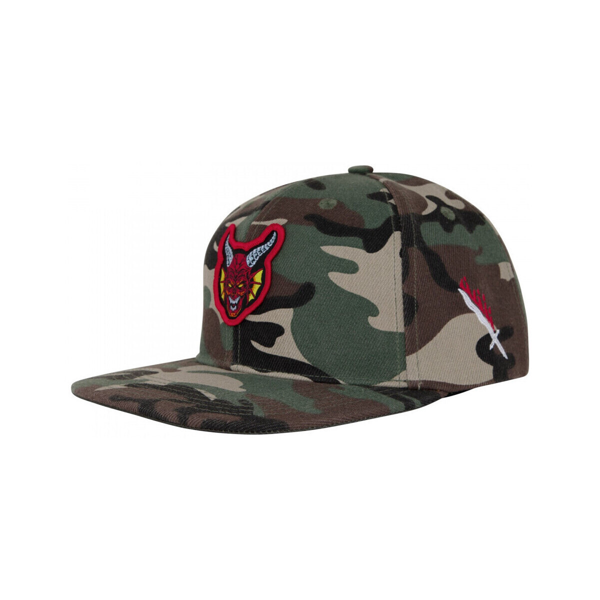 Santa Cruz  Cap st hellfire club snapback structured hat  Zelená