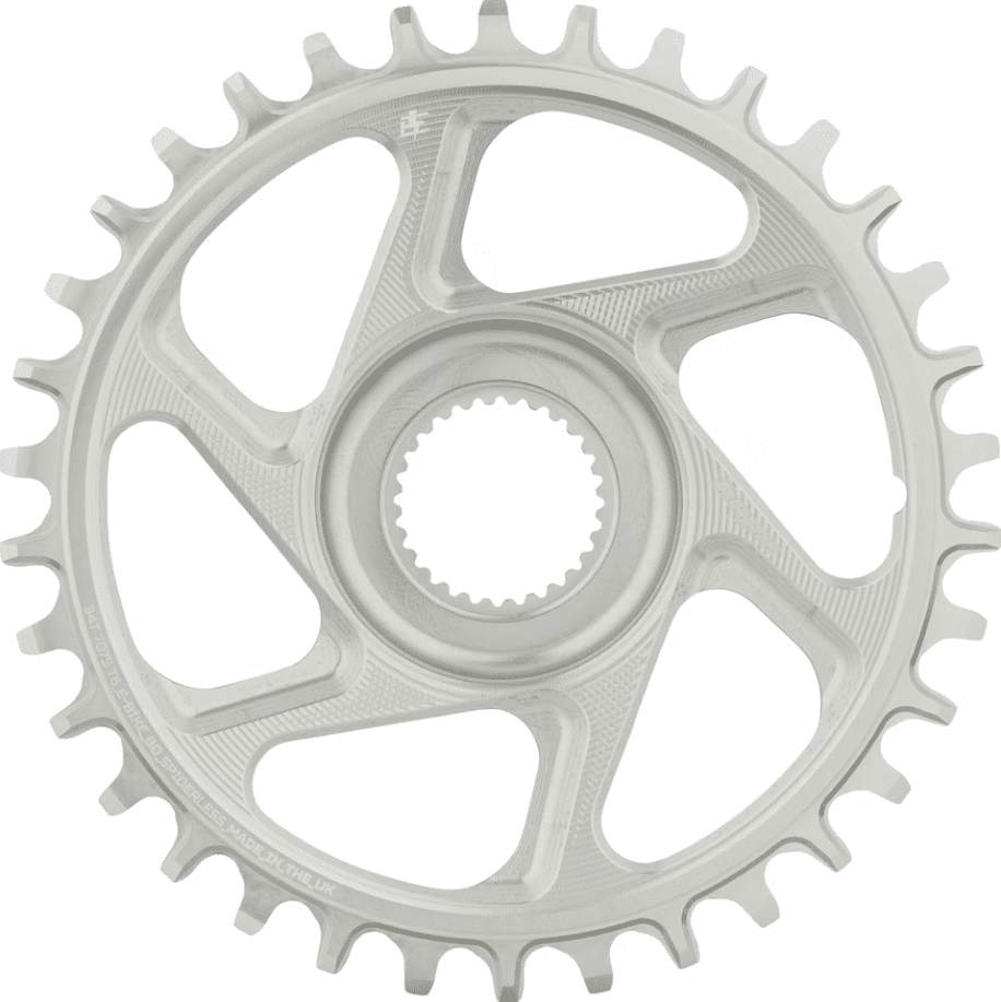 Převodník Hope Spiderless Shimano E-Bike 34T - stříbrný