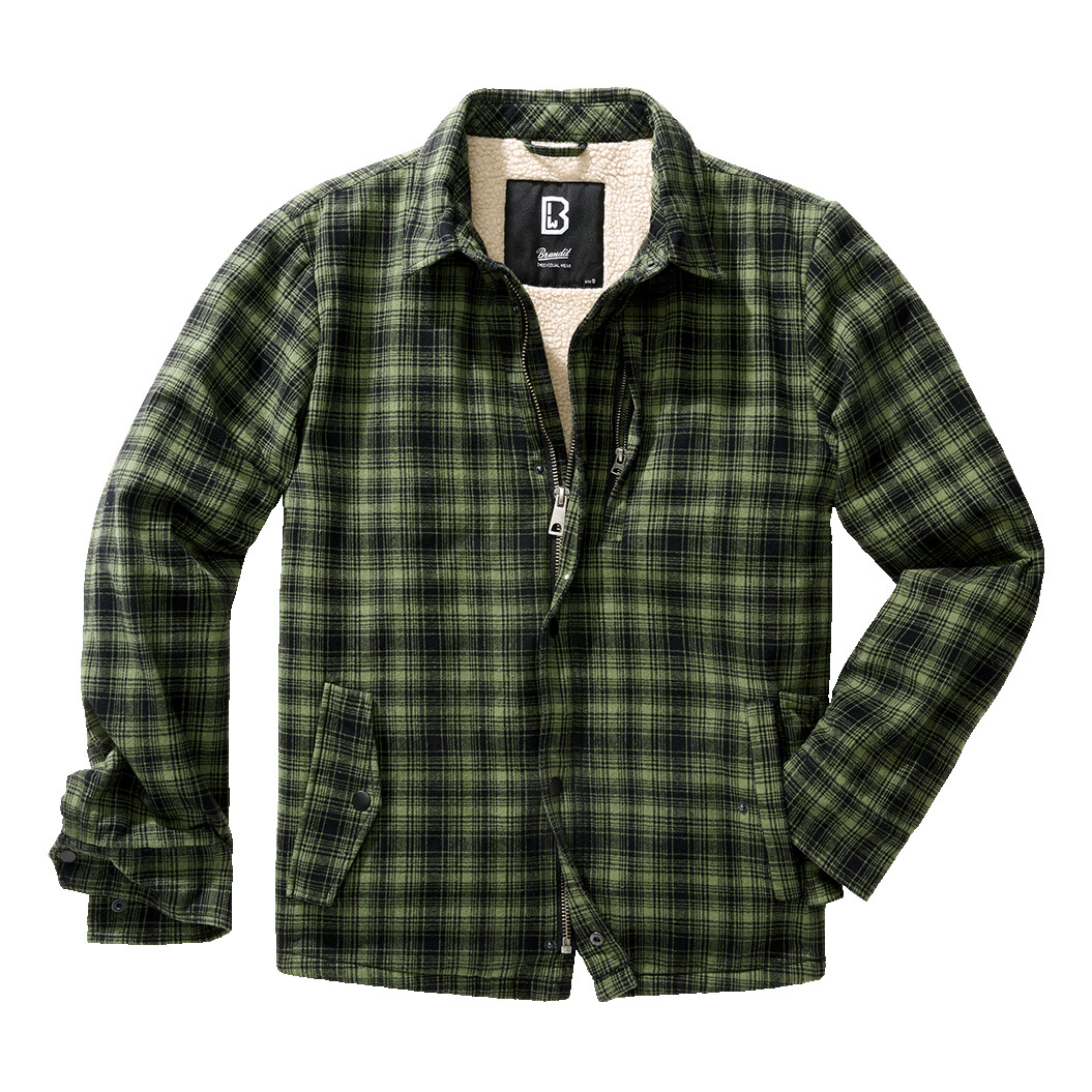 Bunda Brandit Classic Sherpa - olivová-černá, 5XL