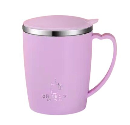 Termo hrnek s víčkem 350ml - Růžový